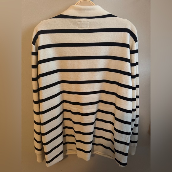 EllandEmm - Striped Button-Up Cardigan - Size 2XL - Picture 3 of 5